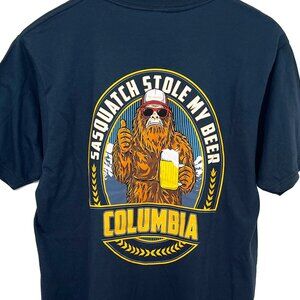 Sasquatch Stole My Beer T-Shirt Columbia Sportswear Men's Small